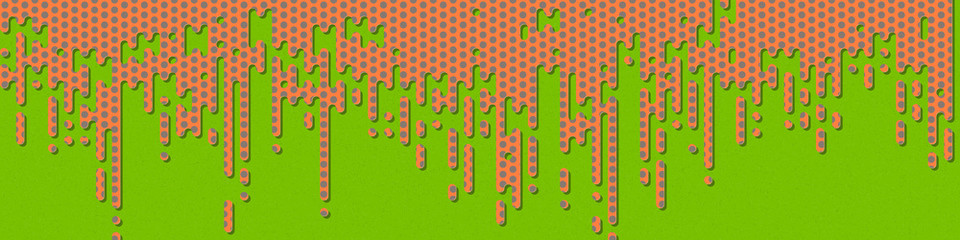 Abstract Rounded Color Lines halftone transition background illustration