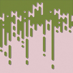 Abstract Rounded Color Lines halftone transition background illustration