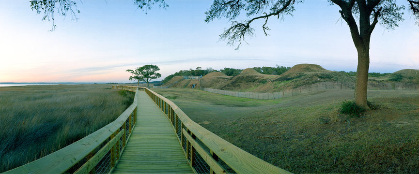 Walkway At Fort Fisher NC