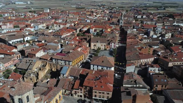 Toro. Beautiful village of Zamora,Spain. Aerial Drone Footage