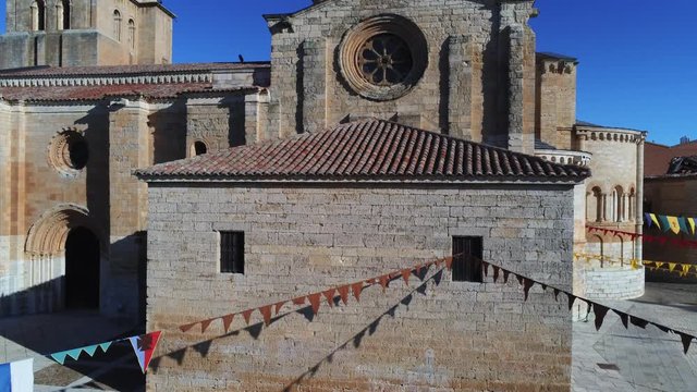 Toro. Historical village of Zamora,Spain. Aerial Drone Footage