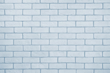 Obraz premium Close up rustic blue brick wall texture background. Copy space