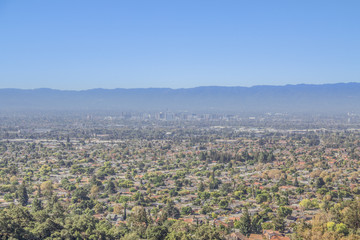 Silicon Valley from Above During the Day