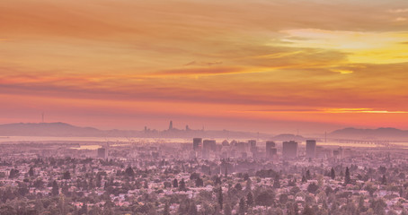 San Francisco Skyline in the Evening