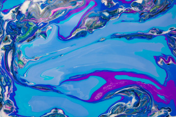 Ebru style background with different patterns in high quality