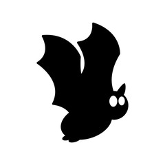 Black bat. Vampire. Element for halloween