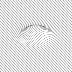 MINIMAL DISTORTED AND WARPED LINES