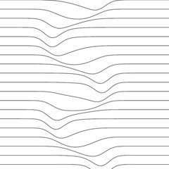 MINIMAL DISTORTED AND WARPED LINES