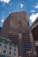 Fototapeta na wymiar Boston skyscrapers, 60 State street, Boston, Massachusetts