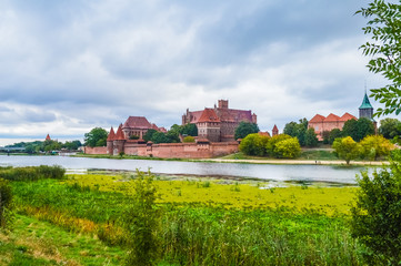 Naklejka na ściany i meble The Malbork Castle, Poland