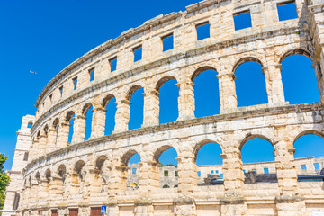 The Roman Arena of Pula, Croatia