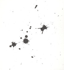 black ink splat