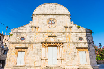 The church of Stari Grad, Hvar island, Croatia