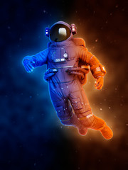 Fototapeta premium astronaut doing a drift