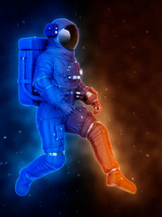 astronaut doing a space walk