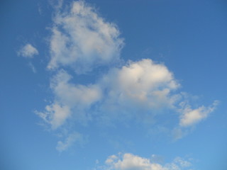 blue sky with clouds