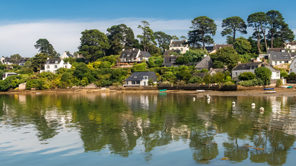 Brittany, Ile aux Moines island in the Morbihan gulf