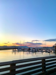 Obraz premium sunset on the beach