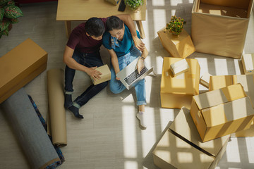 SME shopping online business owner preparing order for customers