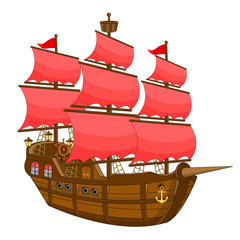The ship with scarlet sails