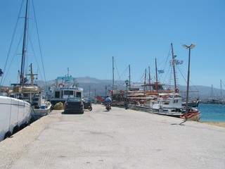 Grèce - Les Cyclades - Île d'Antiparos - Port d'Antiparos