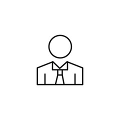  Businessman outline icon logo