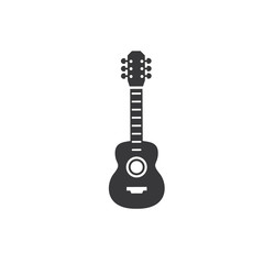 acoustic guitar icon logo