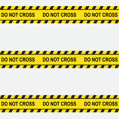 Black and yellow line striped. vector illustration