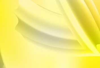 Light Yellow vector abstract blurred background.