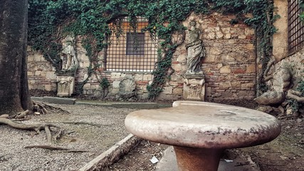 old hidden grove in Italy