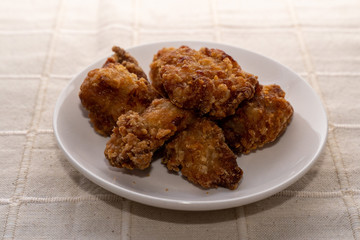 自宅で作った唐揚げ