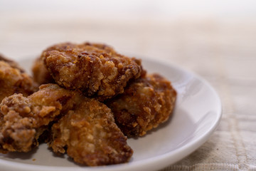 自宅で作った唐揚げ