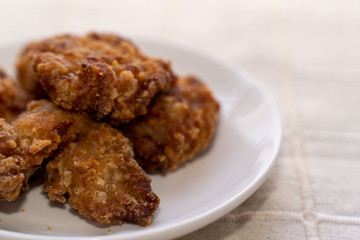 自宅で作った唐揚げ