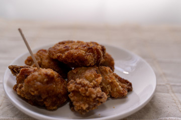 自宅で作った唐揚げ