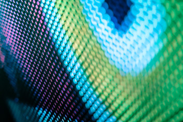 Fototapeta premium CloseUp LED blurred screen. LED soft focus background. abstract background ideal for design.