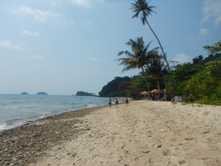 タイ　チャン島のロンリービーチ