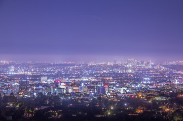 Fototapeta na wymiar Los Angeles in the Evening