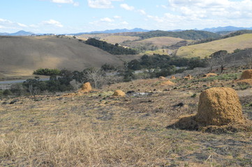 landscape with mountains