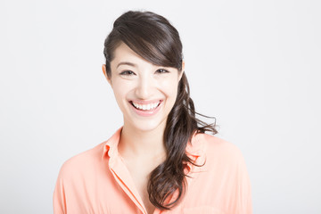 Obraz premium 笑顔の女性