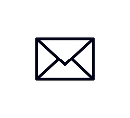 Email icon vector logo design template illustration