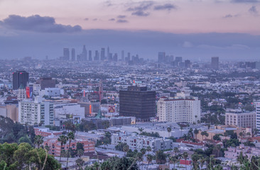 Fototapeta na wymiar Los Angeles in the Evening