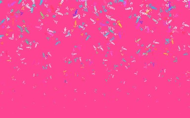 Light Green, Red vector doodle texture with leaves, branches.