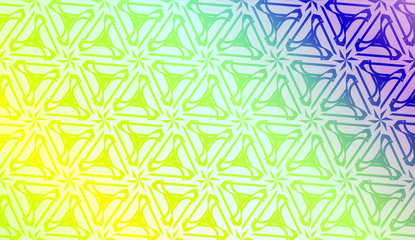 Geometric design pattern with Blurred Background, Smooth Gradient Texture Color. Vector Illustration.