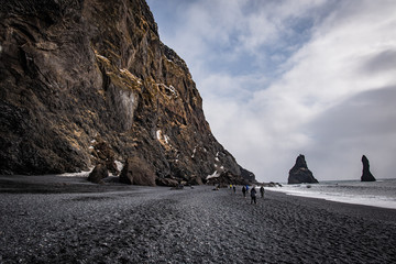 Black Beach in Southern Iceland
