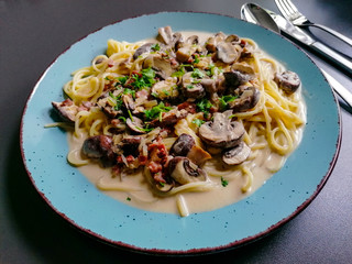 pasta with mushrooms