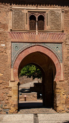 Fototapeta na wymiar Puerta, Alhambra, Granada, España
