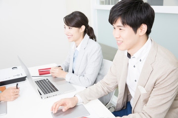 Obraz premium 打ち合わせイメージ