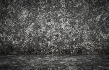 empty room, plaster wall, grey background