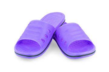 white house slipper isolated over white background