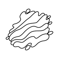 Obraz premium cute rainbow colors paint line style icon